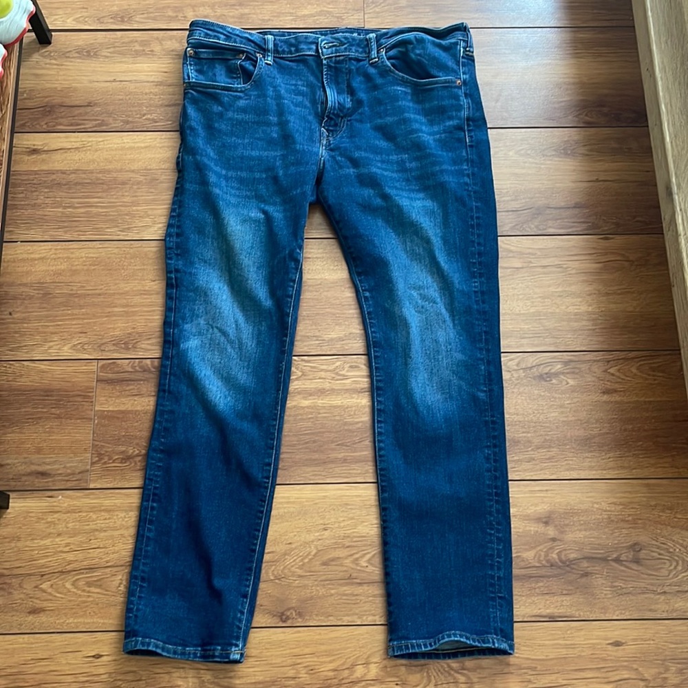 American Eagle Airflex slim straight jeans